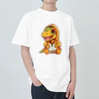 Vasetti_pressのパーカーを着たティラノサウルス Heavyweight T-Shirt