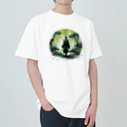 Carpe Diemのグリーンサムライ Heavyweight T-Shirt