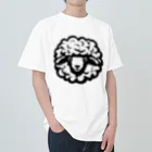 スバルSUZURI店のfluffy sheep 01 ヘビーウェイトTシャツ