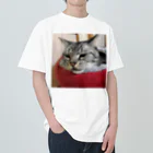 ねこノートのあごのせ寝 Heavyweight T-Shirt