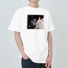 宇宙動物園の宇宙白うさぎ Heavyweight T-Shirt