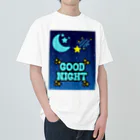 nene-cocoの夜空に広がる美しい星空 ヘビーウェイトTシャツ