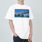 kokyu.jpの鳴門海峡大橋か瀬戸大橋（たぶん鳴門海峡大橋） ヘビーウェイトTシャツ