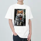 TATAKUKUのおしゃれな犬 ヘビーウェイトTシャツ