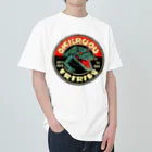 スバルSUZURI店のferocious crocodile 04 ヘビーウェイトTシャツ