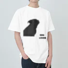DOG LOVERのDOG LOVER（パグ） Heavyweight T-Shirt