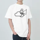 metametalの勇者雪だるま Heavyweight T-Shirt