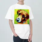 ハッピー・ディライト・ストアの見つめる愛犬 Heavyweight T-Shirt