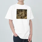 TAIYO 猫好きの太陽アート加工 Heavyweight T-Shirt