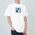 Saltblastの三毛猫のミケ子 Heavyweight T-Shirt