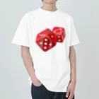 COOL&SIMPLEのRed Dice ヘビーウェイトTシャツ