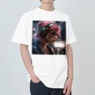 SONESONEのサイバーパンクシティの少女２ Heavyweight T-Shirt