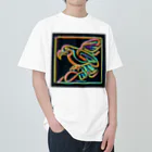 ikubohのナスカの地上絵「オウム」インスパイア06 Heavyweight T-Shirt