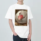 buncho_osaka dot-kitchenの文鳥カフェスタッフTシャツ/ちまき ヘビーウェイトTシャツ