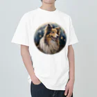 Sheltie Chic Creationsのシェルティ３３ ヘビーウェイトTシャツ