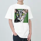 hakushopのオリエンタルショートヘア（猫） Heavyweight T-Shirt