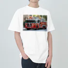 ビッグスマイルライフのかっこいいはしご車 Heavyweight T-Shirt