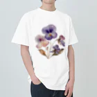 Atelier Petrichor Forestのヴィオラ Viola ヘビーウェイトTシャツ