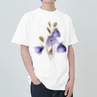 Atelier Petrichor Forestのキキョウ Chinese bellflower Heavyweight T-Shirt
