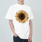 Atelier Petrichor Forestのヒマワリ Sunflower ヘビーウェイトTシャツ