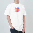 aoking_のグラデーション猫2 Heavyweight T-Shirt