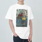 JapaneseArt Yui Shopの亀蟹合戦 ヘビーウェイトTシャツ