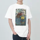 JapaneseArt Yui Shopの亀蟹合戦 Heavyweight T-Shirt