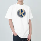 Ray-modeのレトロブルーロゴ Heavyweight T-Shirt