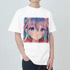 samefudeのAI美少女コレクション ヘビーウェイトTシャツ