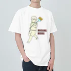 Rabbithumanaspetsの長めほうき Heavyweight T-Shirt