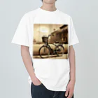 yusuke-kのレトロな自転車 Heavyweight T-Shirt