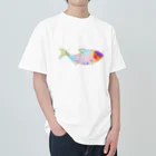 mumusの魚　jigsaw pals ヘビーウェイトTシャツ