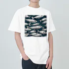 京都イラスト工房の動物シリーズ15：イワシ Heavyweight T-Shirt