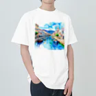 ようこそ　taitaitaro shop へのギリシャの街並み Heavyweight T-Shirt