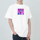 unicorn_dreamsのわたしミライから来たユニ ヘビーウェイトTシャツ