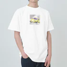 katapiiiの人気！水彩画風スポーツカー Heavyweight T-Shirt