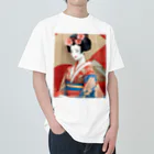 wawomotsuのJapanese Courtesan Bloom Tee ”Geisha” ヘビーウェイトTシャツ