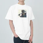 yukikinoの侍ドクロ Heavyweight T-Shirt