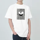 キャプテンの今日も元気にスマイルくん Heavyweight T-Shirt