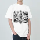 センターフィールドの嵐の中の航海 Heavyweight T-Shirt