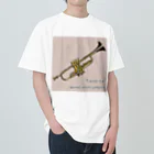 TOMATO913のFavorite wind instrument ～Trumpet～ ヘビーウェイトTシャツ