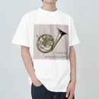 TOMATO913のFavorite wind instrument ～Horn～ Heavyweight T-Shirt