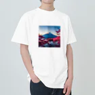 P.H.C（pink house candy）の富士山と紅葉、そして湖のグッズ Heavyweight T-Shirt