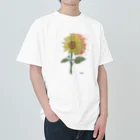 moonland🌙の☀️flower🌙 ヘビーウェイトTシャツ