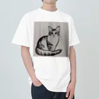 discwの猫ちゃん Heavyweight T-Shirt