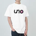 unoのUNOロゴ×ドットビキニヒップ ヘビーウェイトTシャツ