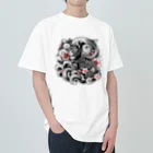 ねこの店のtatoo cat Heavyweight T-Shirt