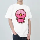 いんこ屋堂のモモイロインコ Heavyweight T-Shirt