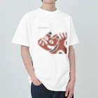 とーる 🇯🇵akabeco/animals/graffitiのakabecoドアップ ヘビーウェイトTシャツ