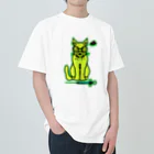 JINPIN (仁品)の待ちきれない猫 Heavyweight T-Shirt